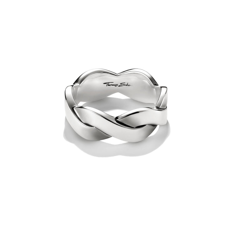 Band Ring with Braided Structure