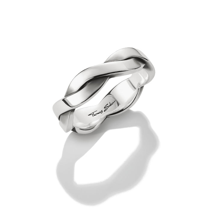 Band Ring with Braided Structure | THOMAS SABO Australia