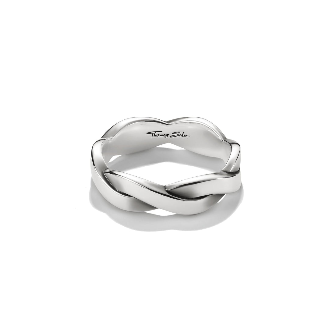 Band Ring with Braided Structure