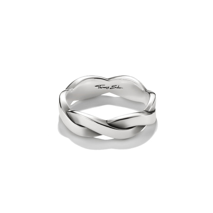 Band Ring with Braided Structure