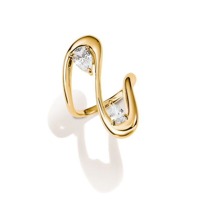 Ring with zirconia in teardrop shape | THOMAS SABO Australia