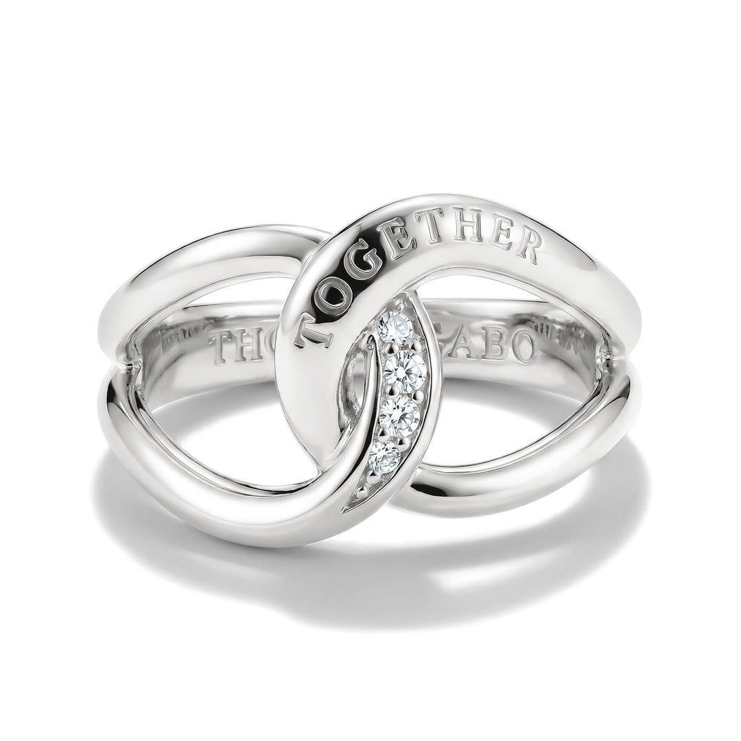 Ring Together with zirconia | THOMAS SABO Australia