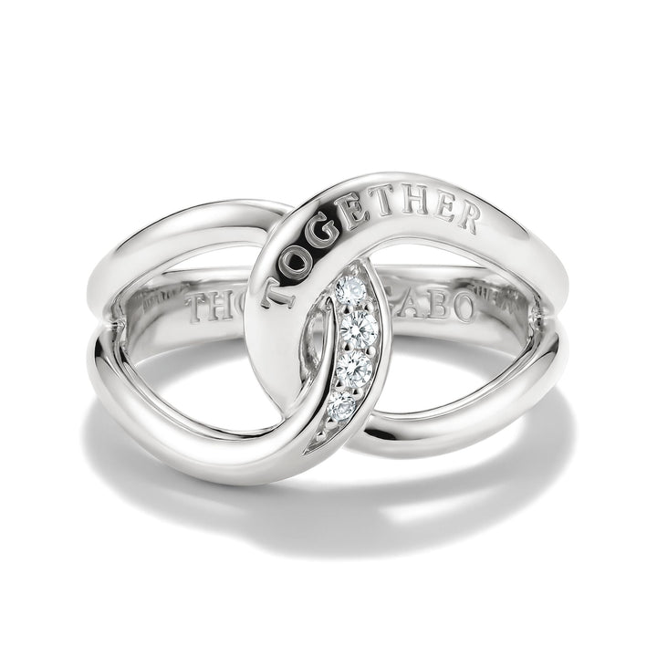 Ring Together with zirconia | THOMAS SABO Australia