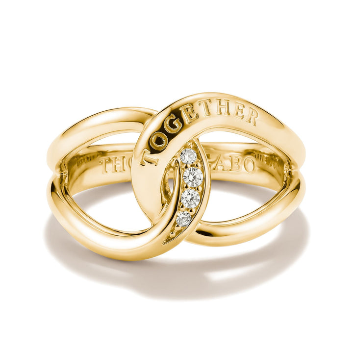 Ring Together with zirconia | THOMAS SABO Australia