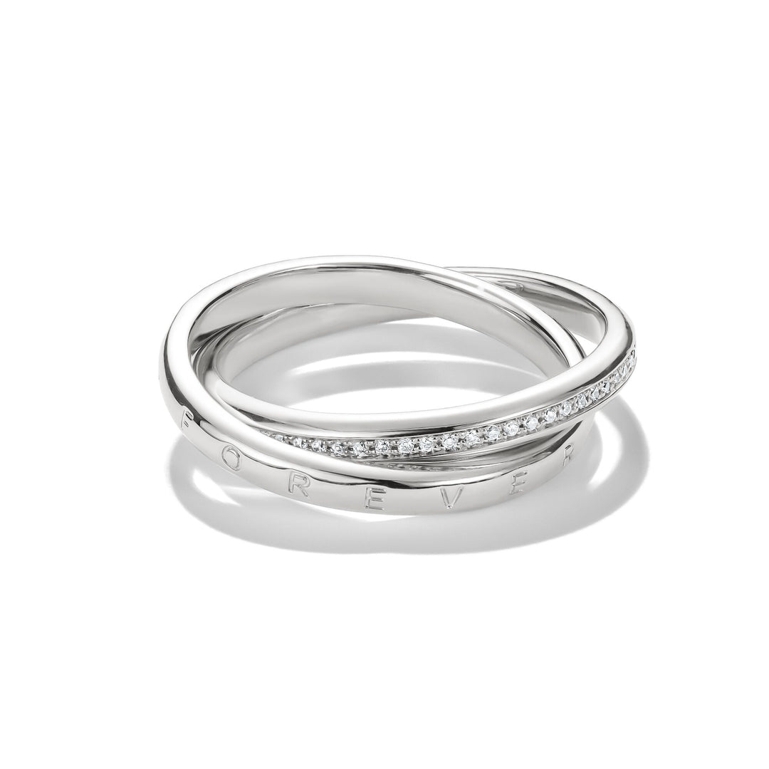 Double ring with zirconia | THOMAS SABO Australia