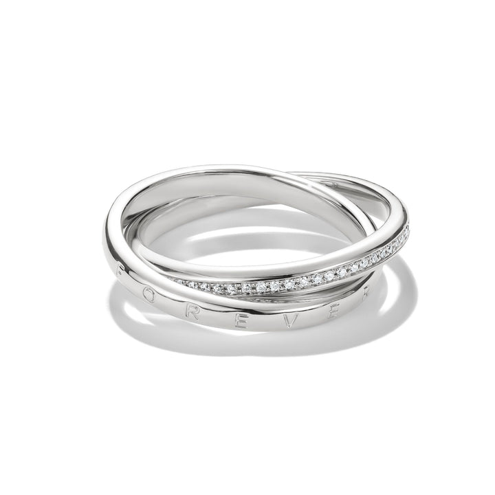 Double ring with zirconia | THOMAS SABO Australia