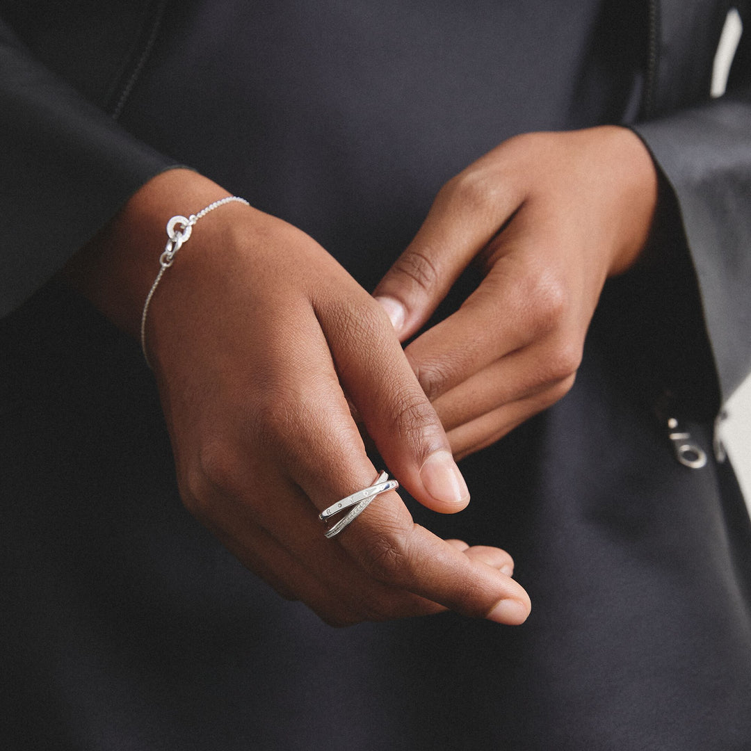 Double ring with zirconia | THOMAS SABO Australia
