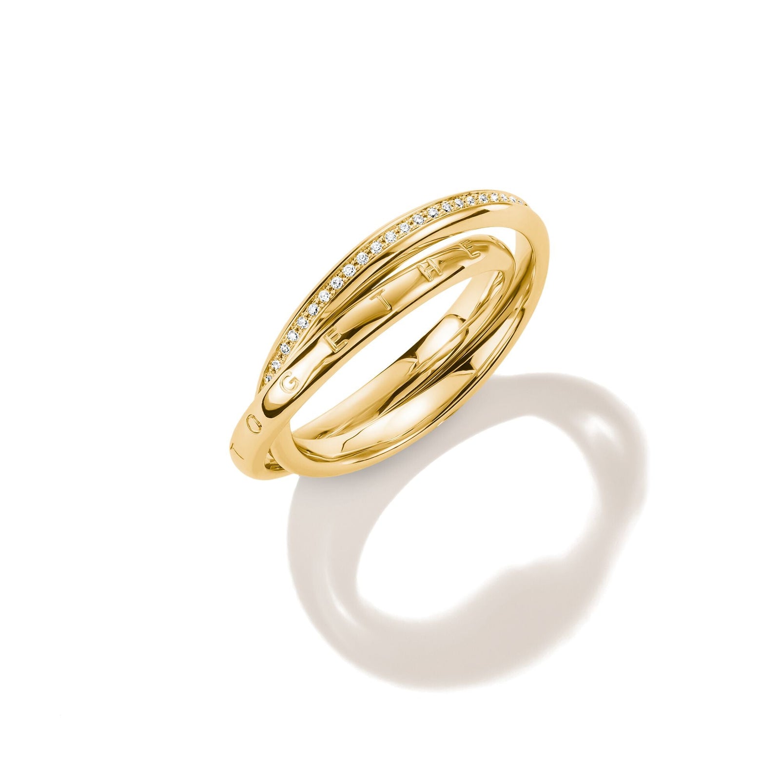 Double ring with zirconia | THOMAS SABO Australia