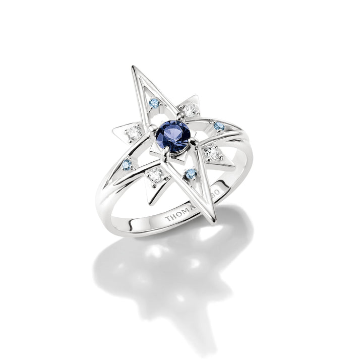 Ring star with blue stones | THOMAS SABO Australia
