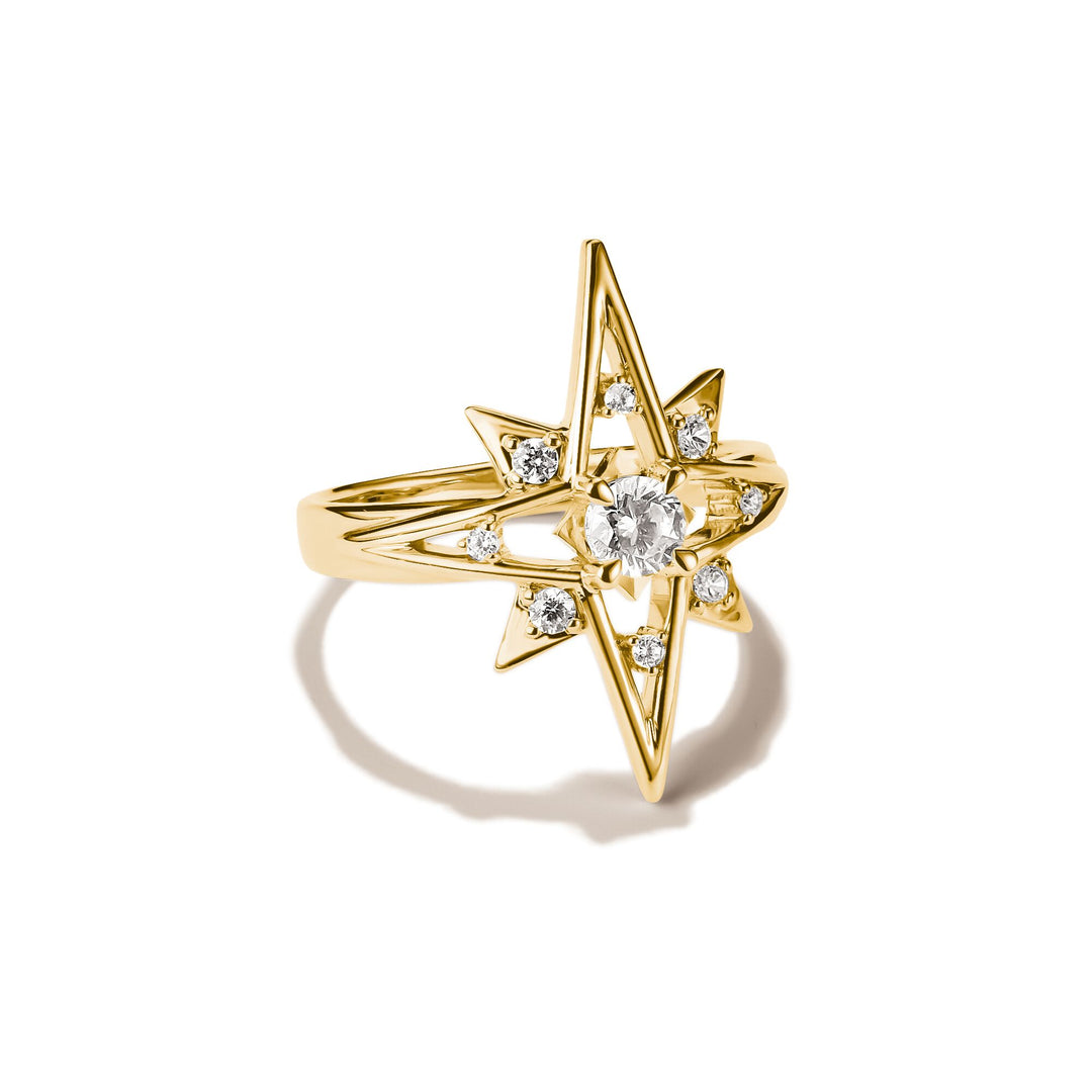 Ring star with zirconia