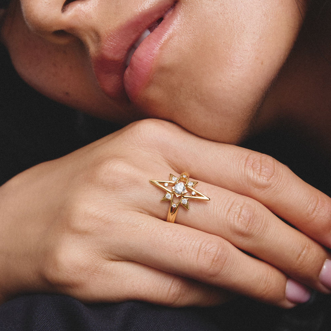 Ring star with zirconia