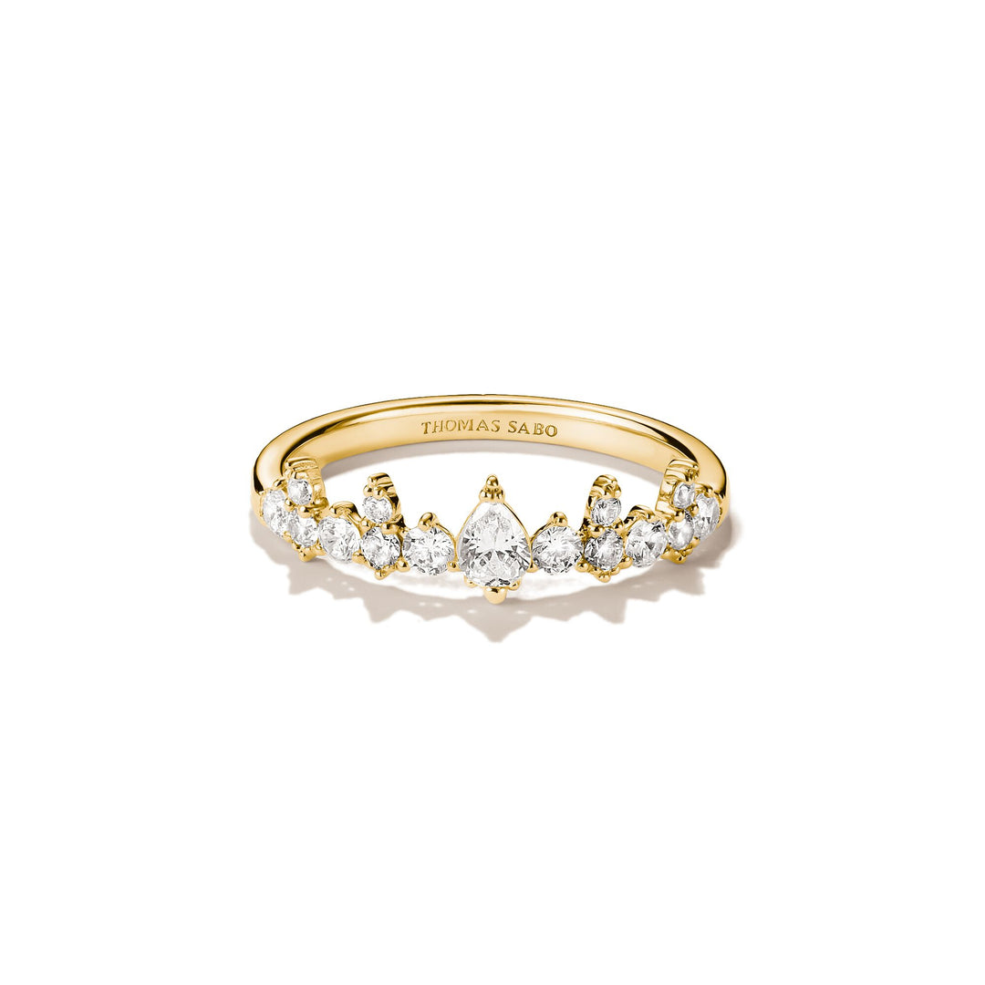 Ring with zirconia
