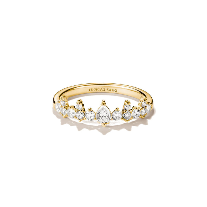 Ring with zirconia