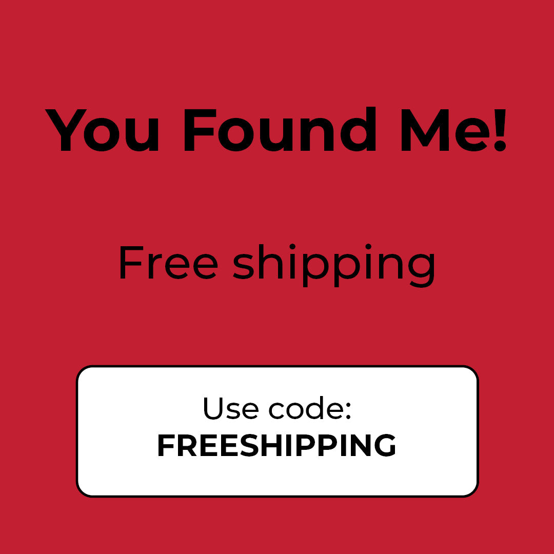 Red promotional banner with "You Found Me! Free shipping – Use code: FREESHIPPING" for a THOMAS SABO Black Friday scavenger hunt.