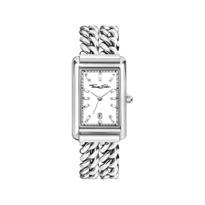 Ladies Rectangular Watch in Silver | THOMAS SABO Australia