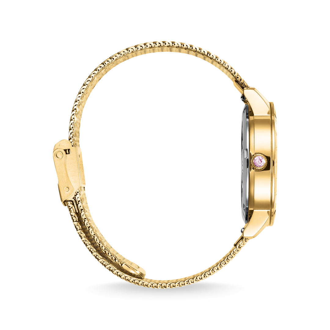 Luminescent Butterfly Watch in Gold