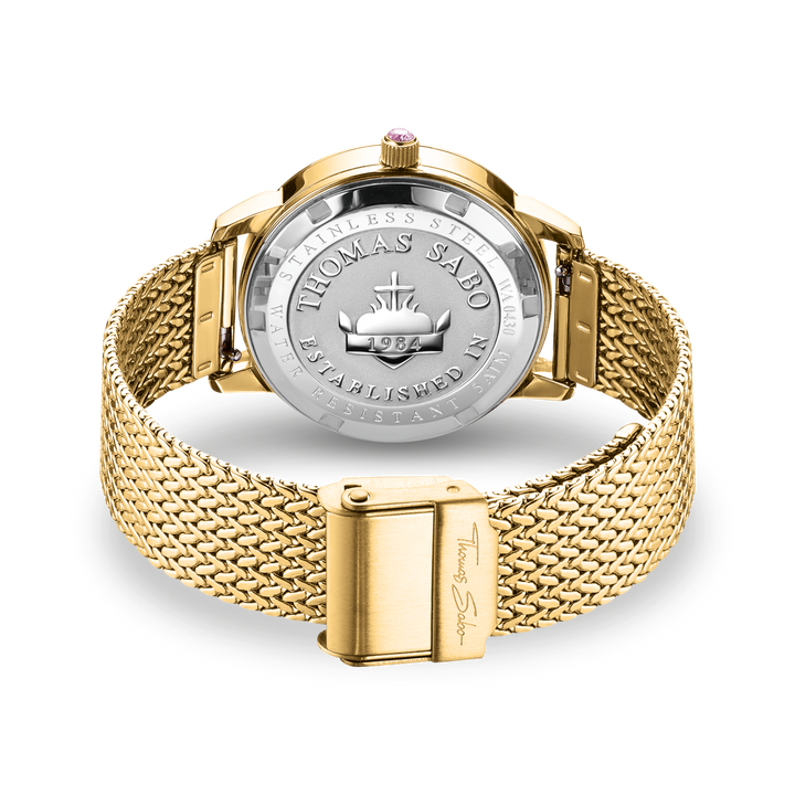 Luminescent Butterfly Watch in Gold