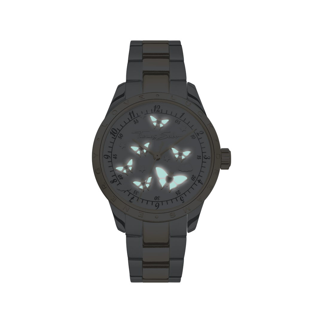 Luminescent Butterfly Bicolour Watch