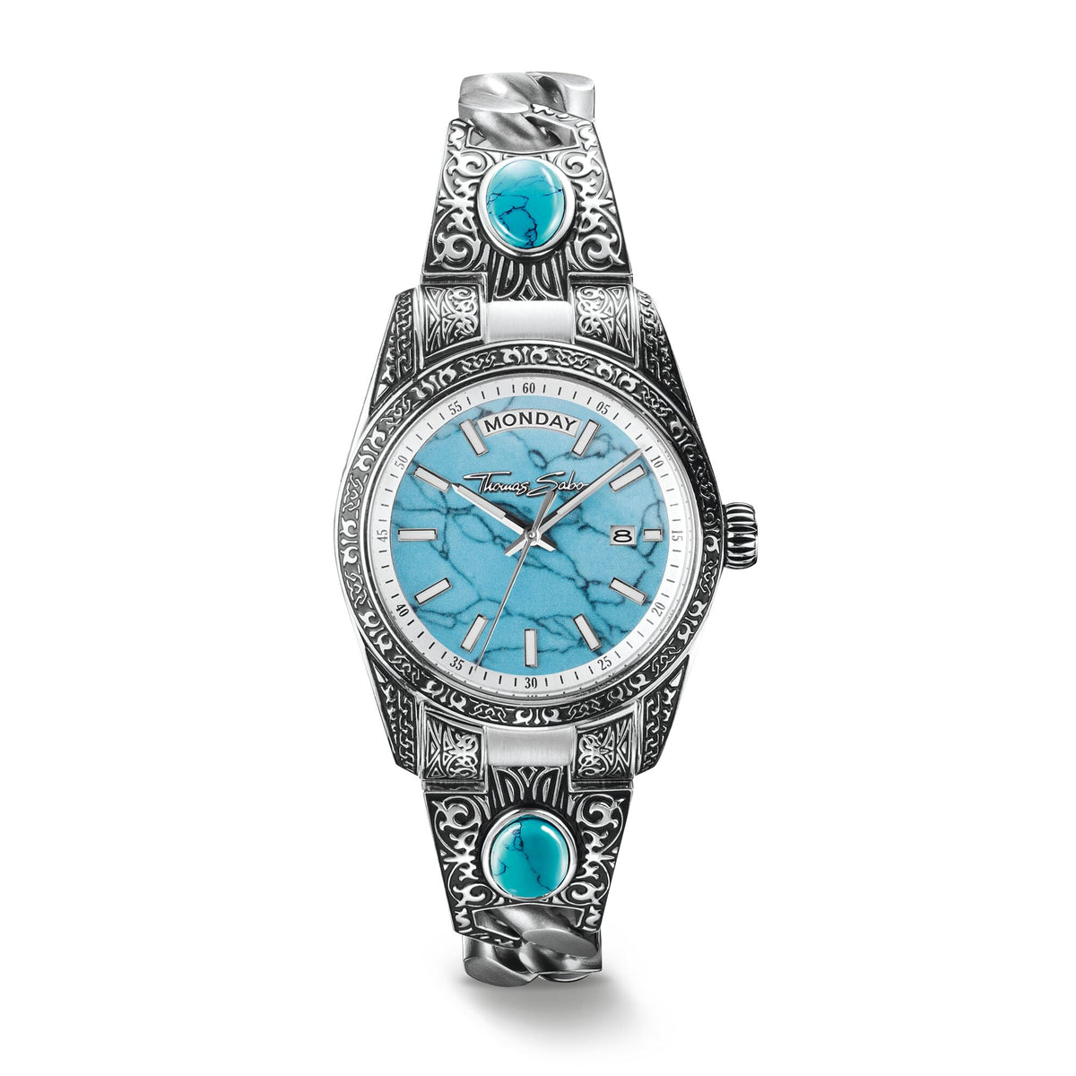 Women's Western-Style Watch with Turquoise, Stainless Steel | THOMAS SABO