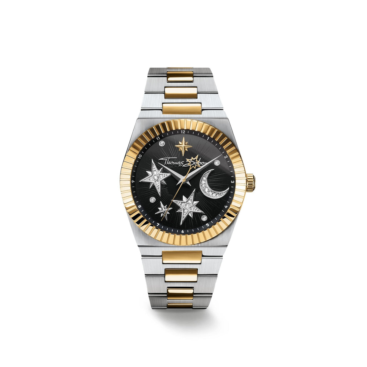 Women's Moon and Stars Watch with Black Dial | THOMAS SABO
