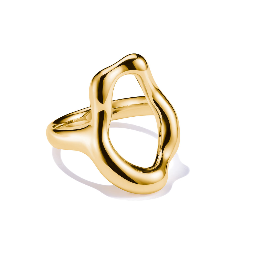 Wavy Gold Ring | THOMAS SABO Australia
