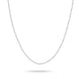 Silver-Plated Charm Club Anchor Chain Necklace