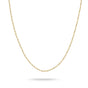 Gold-Tone Stainless Steel Charm Club Anchor Chain Necklace