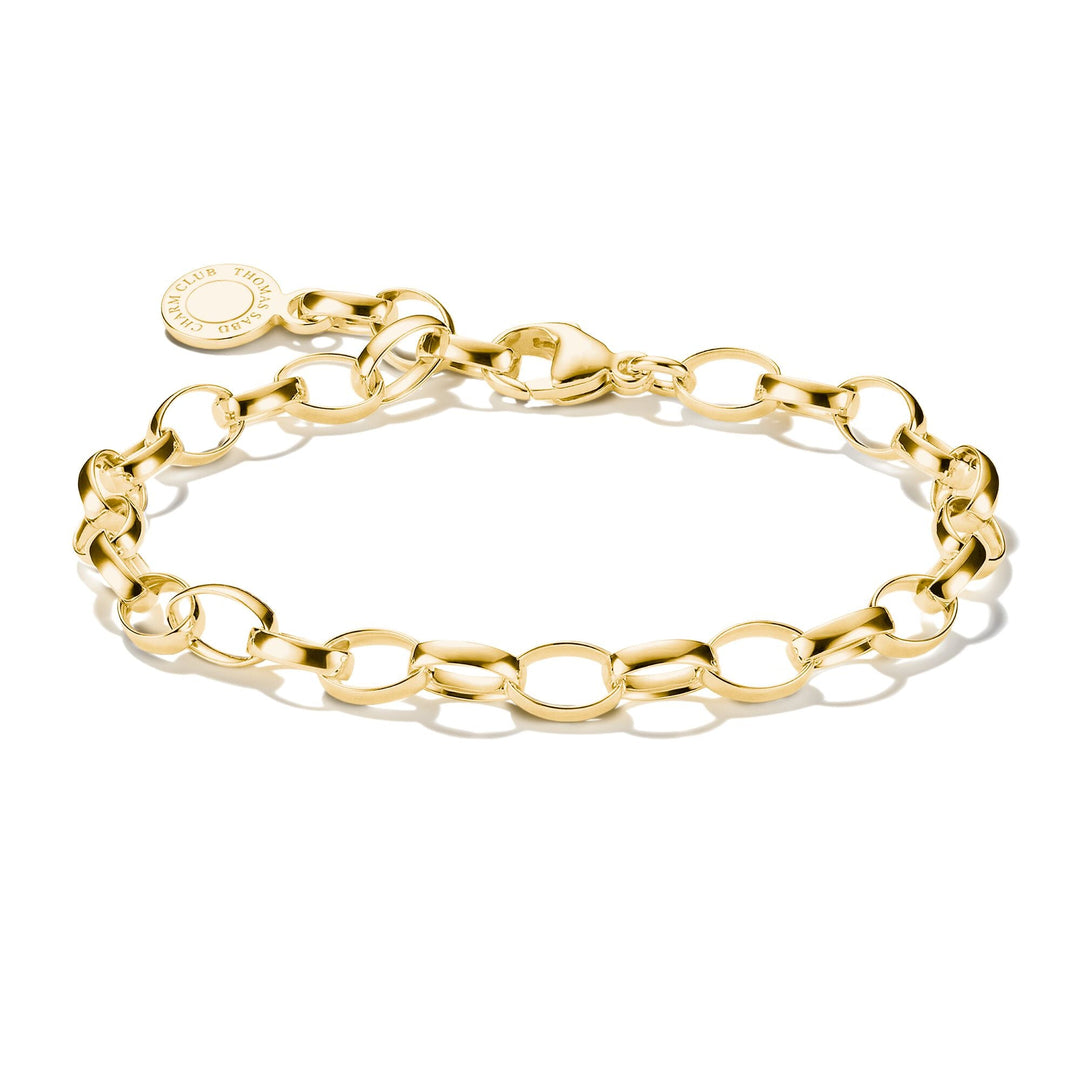 Gold-Tone Stainless Steel Charm Club Bracelet | THOMAS SABO