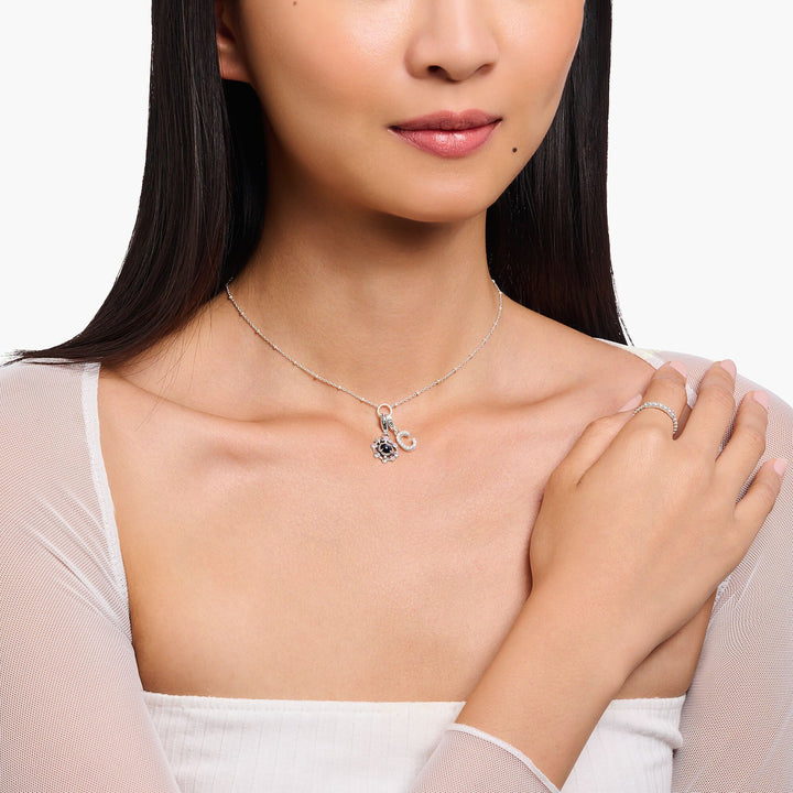 Member Charm necklace with round pendant and little balls | THOMAS SABO Australia