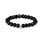 Charm bracelet Obsidian Oval Beads | THOMAS SABO Australia