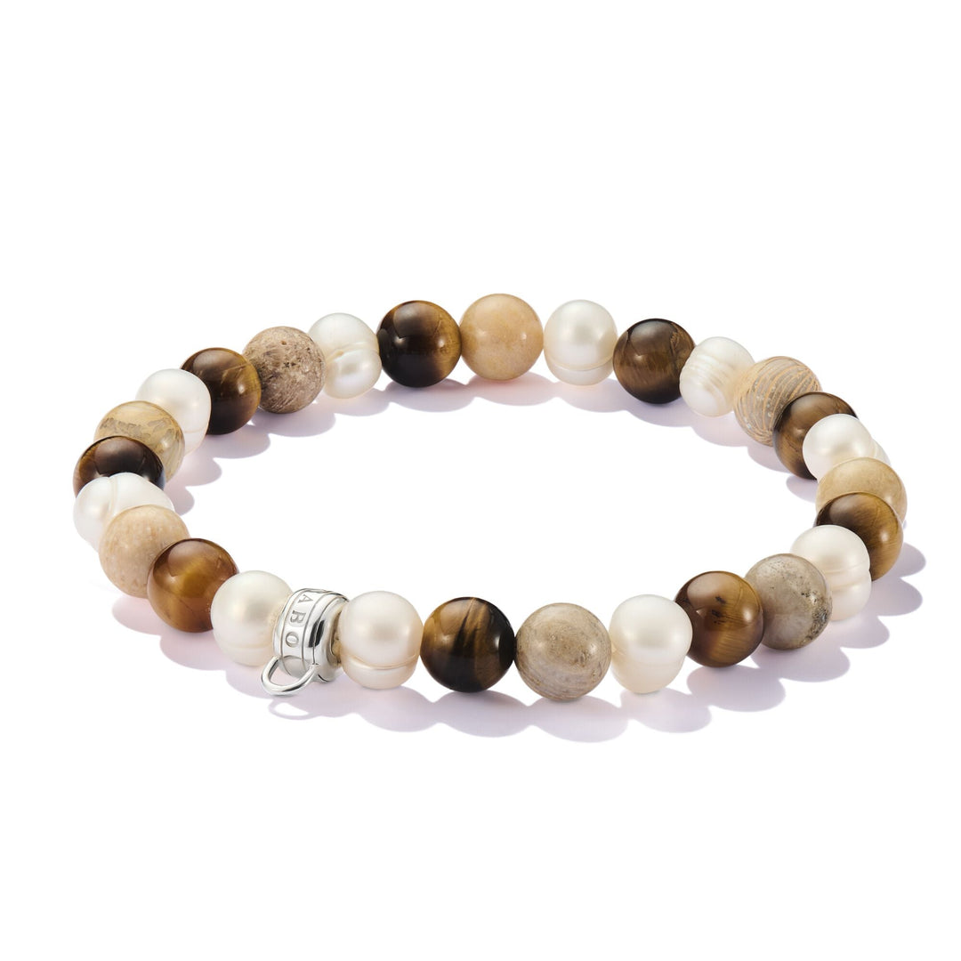 Charm Bracelet with Jasper &amp; Tiger&