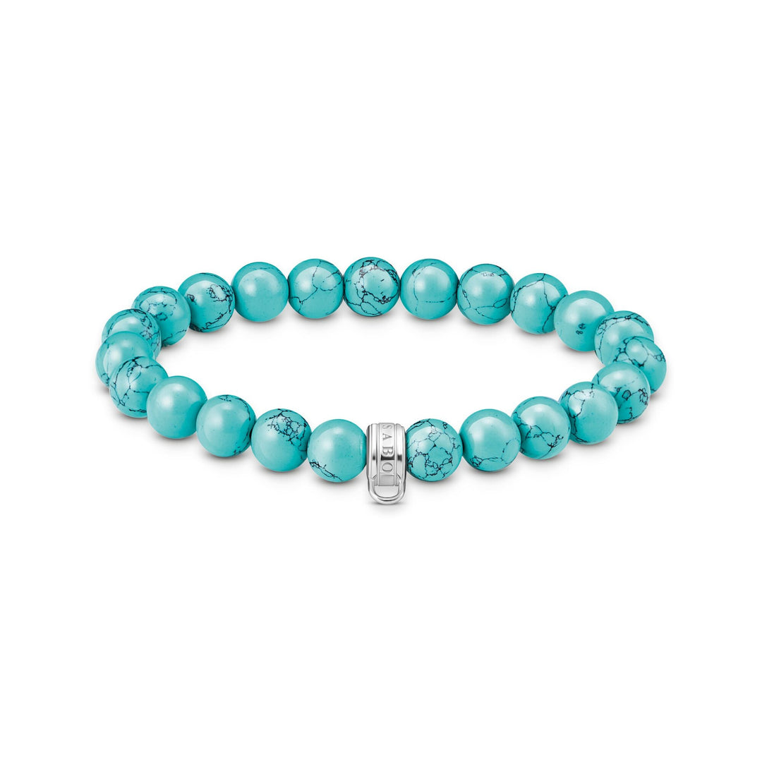 bracelet with imitation turquoise beads  | THOMAS SABO Australia