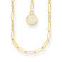 Member Charm necklace with Charmista disc gold plated | THOMAS SABO Australia