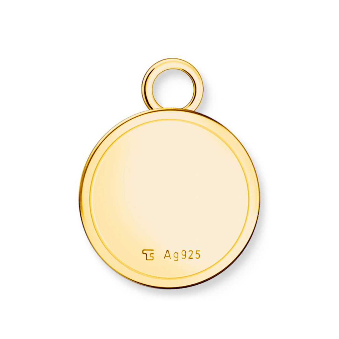 Charm Set: Rose Necklace with Gold-Plated Necklace