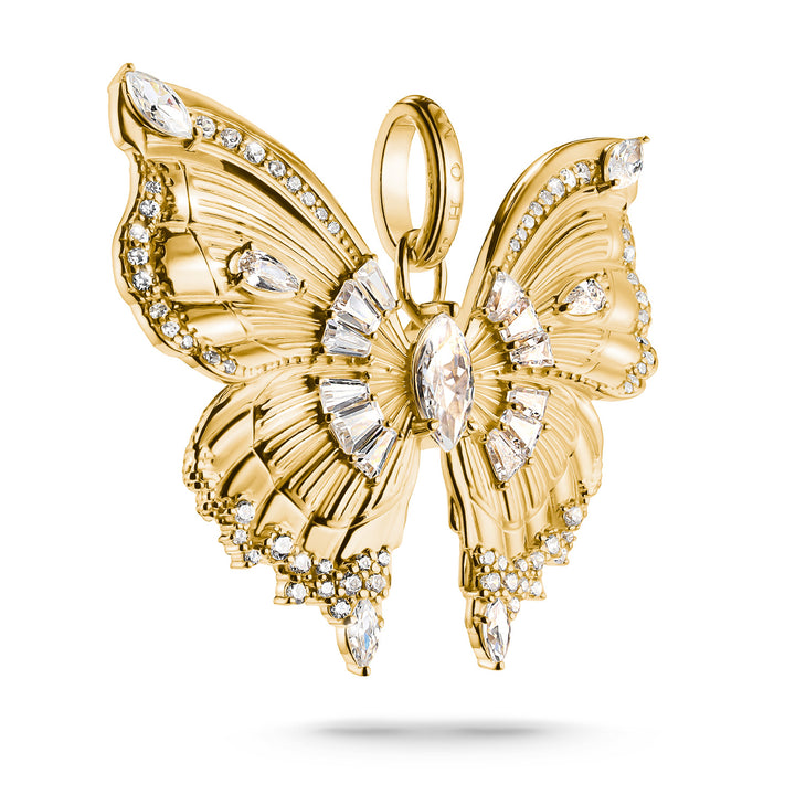 pendant Butterfly Paradise with stones in yellow gold | THOMAS SABO Australia