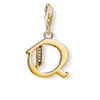 Charm Pendant "Letter Q Gold" | THOMAS SABO Australia