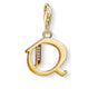 Charm Pendant "Letter Q Gold" | THOMAS SABO Australia