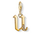 Charm Pendant "Letter U Gold" | THOMAS SABO Australia