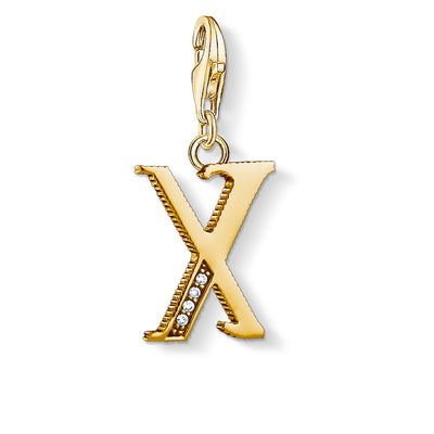 THOMAS SABO Charm Pendant "Letter X Gold"