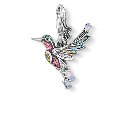 Charm Pendant Colourful Hummingbird Silver | Thomas Sabo