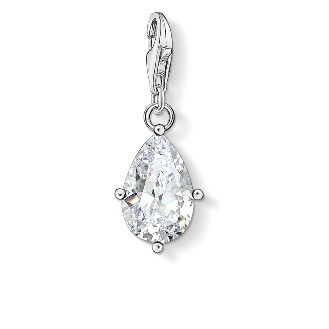 Charm Pendant White Stone Droplet | THOMAS SABO Australia