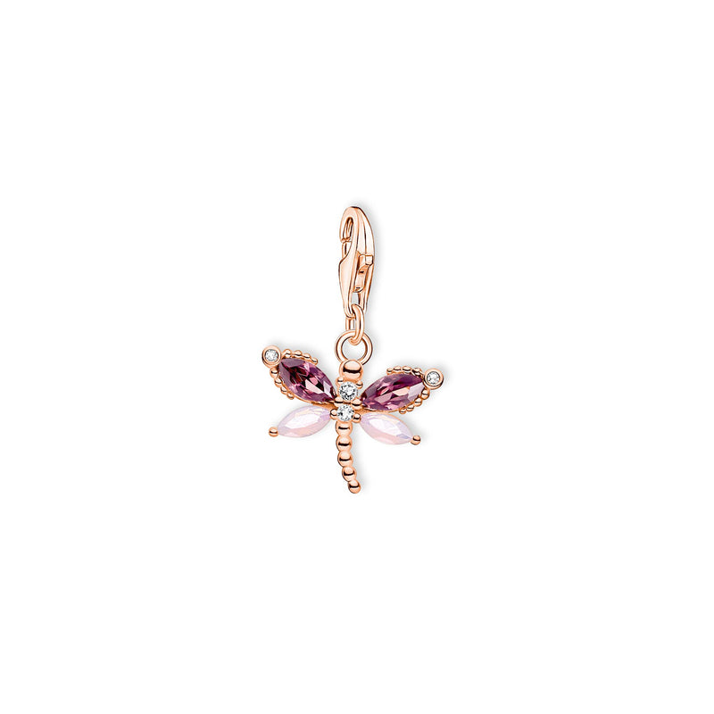 Charm pendant dragonfly rose gold | THOMAS SABO Australia