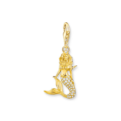 Charm pendant mermaid gold | THOMAS SABO Australia