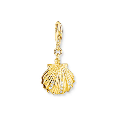 Charm pendant shell gold | THOMAS SABO Australia
