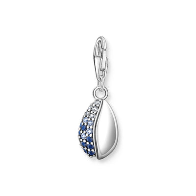 Charm pendant shell with blue stones silver | THOMAS SABO Australia