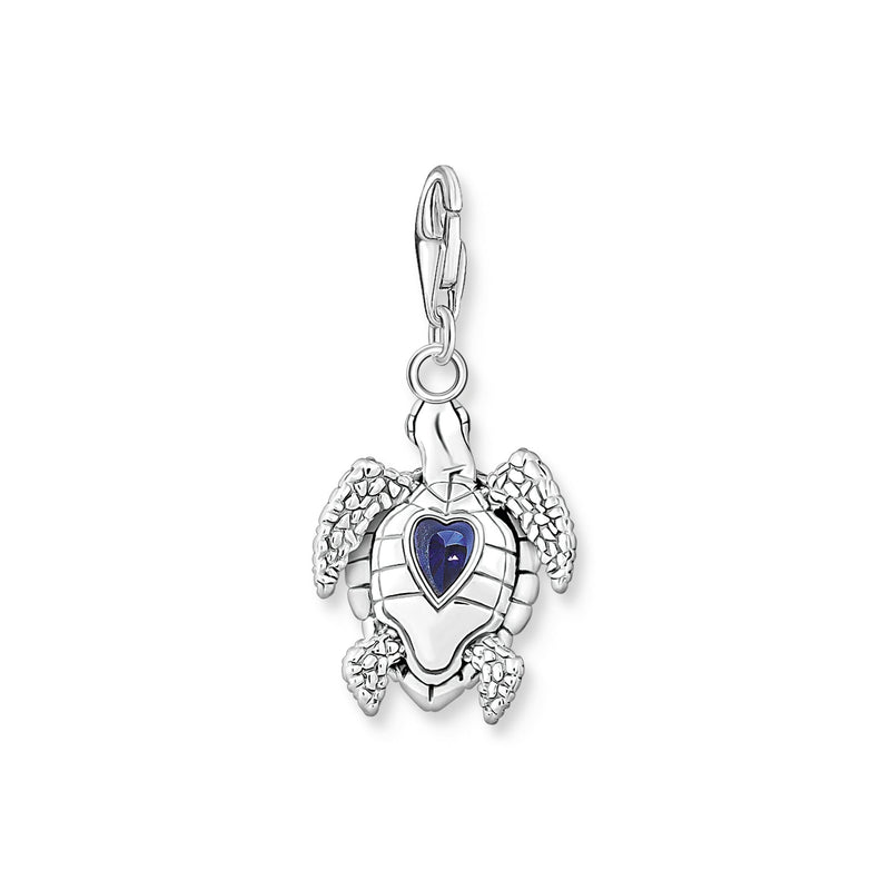 Charm pendant turtle with blue stones | THOMAS SABO Australia