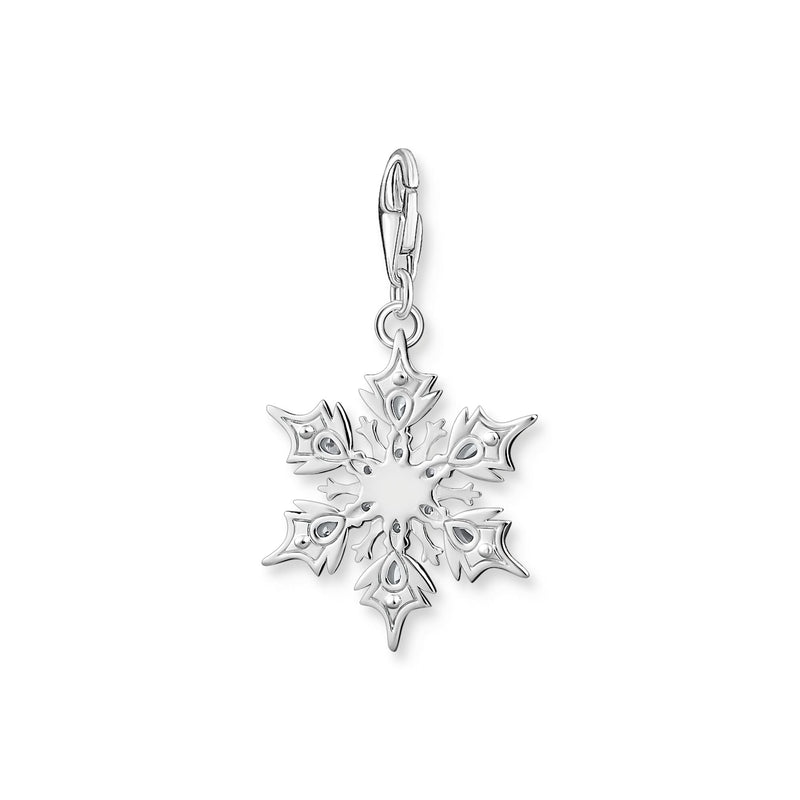 Charm pendant snowflake with blue stones silver | THOMAS SABO Australia