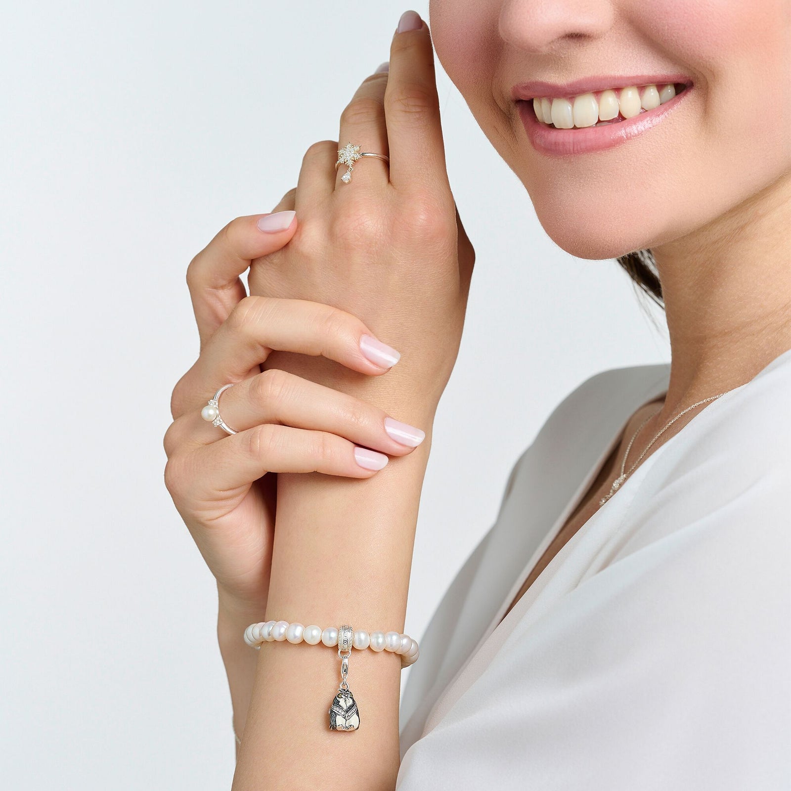 Charm pendant penguins silver | THOMAS SABO Australia
