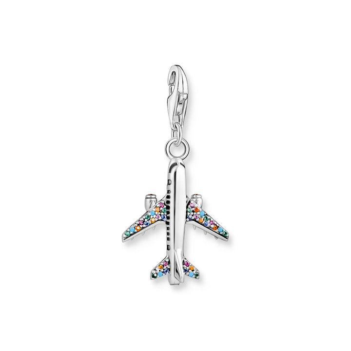 Charm Pendant Aeroplane Multicoloured Stones | THOMAS SABO Australia