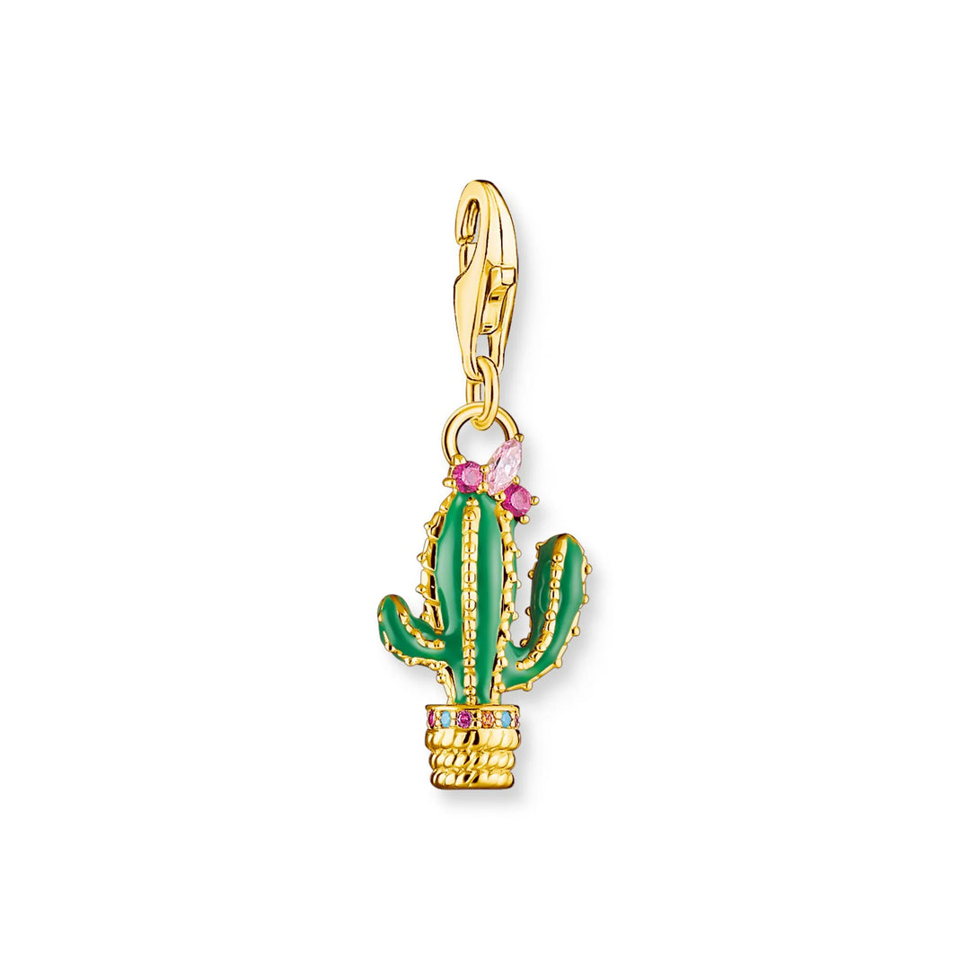 Charm Pendant Cactus Gold | THOMAS SABO Australia